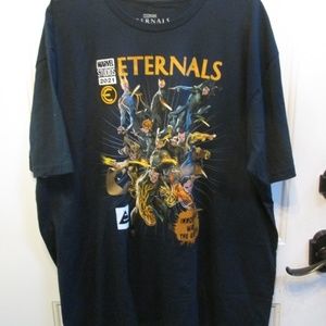 new MARVEL STUDIO 2021 black ETERNA T shirt Sz 3XL